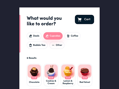 Amura Cupcake Vending UI Design app brand branding clean cupcake design ecommerce icon identity illustration logo minimal ui ux vending