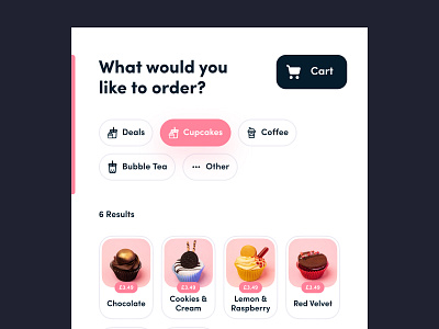 Amura Cupcake Vending UI Design app brand branding clean cupcake design ecommerce icon identity illustration logo minimal ui ux vending