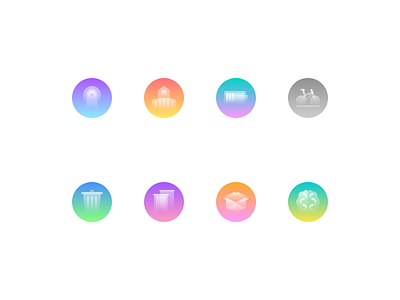 Glassy Icons Pack #2 design figma figma components figma icons glass design glass icons glassmorphism gradient icons graphic design icon icons linear icons sketch ui vector