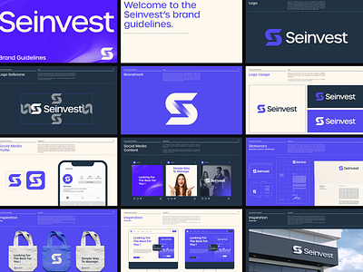 Seinvest Brand Guidelines brand brand guide brand guidelines brand identity branding commercial corporate identity design fintech fund icon invest investment logo logodesign manage minimal smart logo style guide venture