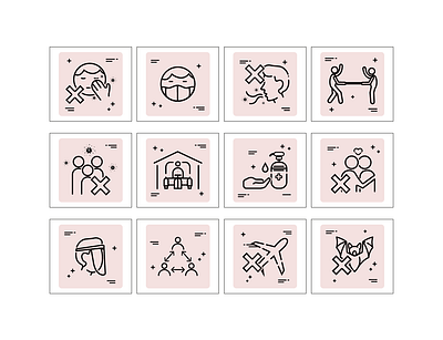 pictograms.(covid 19) ai design icon illustratio pictogram pictograms vector