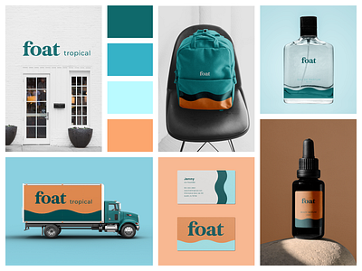 Foat Tropical Branding brand brand design brand identity branding branding agency branding and identity branding concept branding design color palette logo design logodesign logos logotype merchandise merchandise design product design store design storefront travel branding tropical