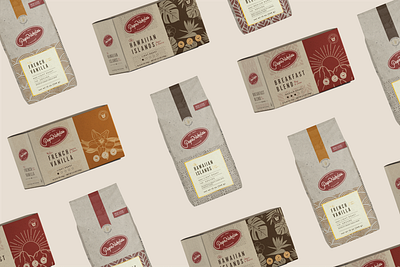 PapaNicholas Coffee branding coffee coffee bag coffee brand coffee branding coffee packaging design graphic design packaging packaging design