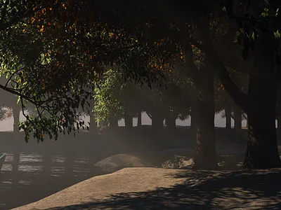 Forest - 3D Concept Art 3d 3d art 3d design 3d modeling 3ds max photoshop vray