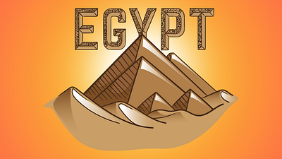 Egypt - Adidas Office adidas desert egypt graphic design illustration j.tito gouveia jtitogouveia pyramid pyramids sand typography vector