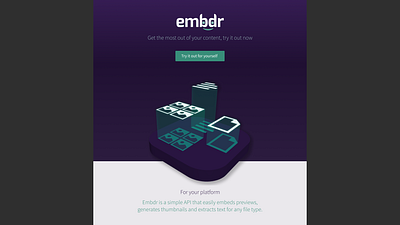 Embdr app branding design ui