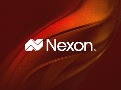 NEXON© brand branding creative design finance financial icon invest logo mark n n letter