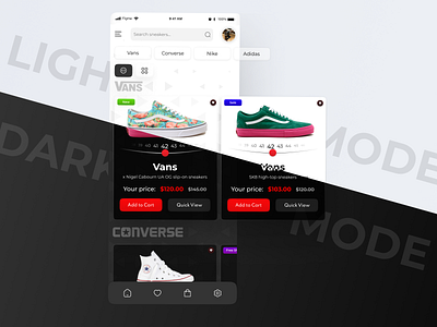 Sneaker Sales App app branding design design app mobile mobile app design sneakers ui ux