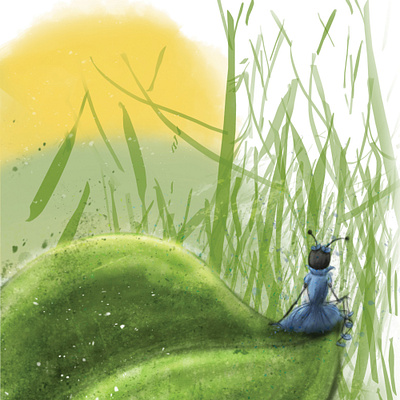 Waiting in the dawn animal art book children book illustration cute illustration digital drawing elenaivanpapadopoulou illustration kids book illustration pencil drawing wacom
