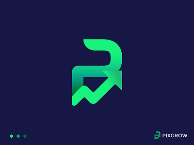 Letter P logo abstract agency logo app icon branding design branding design agency dribbble best shot grow illustration letter p logo lettermark logo collection logo folio logo trend 2021 logo trends 2020 logodesign logotype minimalist logo monogram logo pixels typography