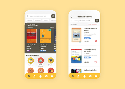 Stash - Textbook Marketplace | Mobile UX/UI app design application design interaction minimal product design ui ui design uiux ux ux ui ux design