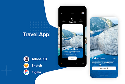 Travel App UI Design adobe xd app app design art creative design designer graphic design illustration inspiration mobile app mobile design mobile ui mobile uiux ui uidesign uiux uiuxdesign uiuxdesigner uxdesign