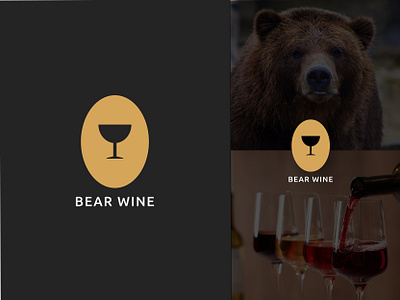 Bear Wine Minimal Logo Design branding concept design corporate logo creative branding creative design creative logo graphicdesign illustration logo logodesign logomaker logomakeronline logomark logotype minimal minimalism minimalist minimalist logo modern logo professional logo