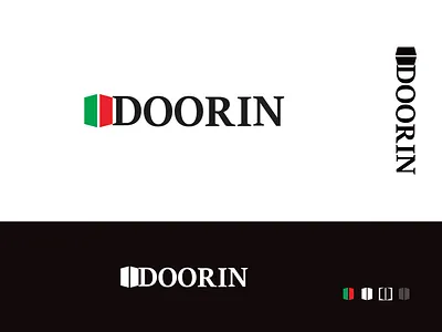 doorin logo abstract logo brand identity branding furniture logo graphic design illustration logo logo concept logo creation logo design logotype minimalist logo unique logo vector visual identity