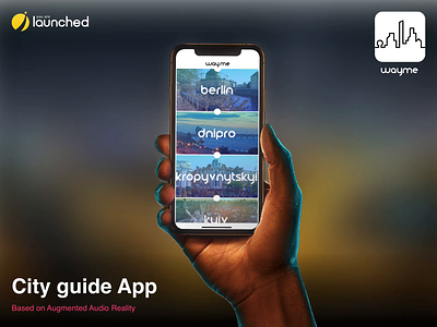 Wayme - city guide app android android app development company animation app audio city creative design development guide ios iphone app development mobile app development startup studio travel ui ux