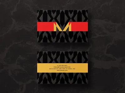 M Lettermark Fashion Business Card branding ethnic fashion fashionable geometric identity letter m lettermark logo lux luxury m maori art minimal panter panter vision pattern sharp symbol typeface