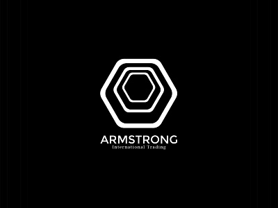 Armstrong Trading Brand Identity branding design illustrator logo typography