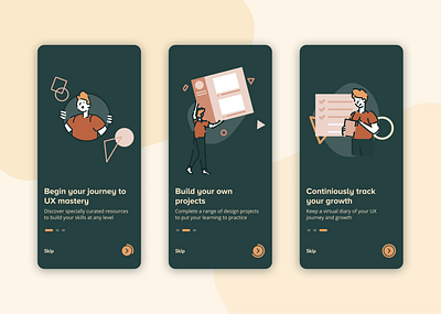 Mobile app onboarding process mobile app mobile ui onboarding onboarding illustration onboarding screens onboarding ui signup ux app