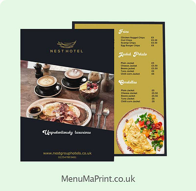 A4 Restaurant Menu | A4 menu | Cheap A4 Printing | MenuMa Print menu a4 menu a4