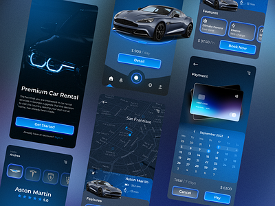 Rent car app app application branding car design design app illustration mobile app rent car ui ux web design