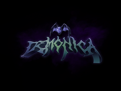 Metal band concept logo 3d band branding concept dark gothic horror logo logotype metal music rock