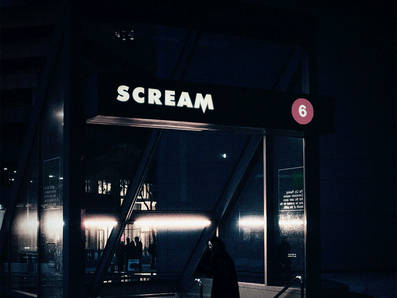 Scream 6 ghostface horror horror poster new york new york city nyc poster design scream