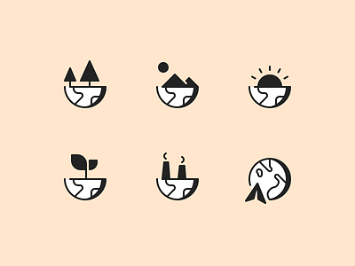 Globe icons exploration climate change cute design earth ecology figma flat icons global warming globe icon icon design icons illustration illustrator line icons minimal simple symbol ui vector