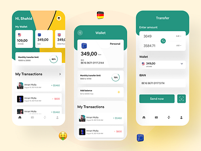 finance : mobile banking app app design app design bank banking app finance finance app financial financial app fintech fintech app ios mobile app mobile bank product design wallet app