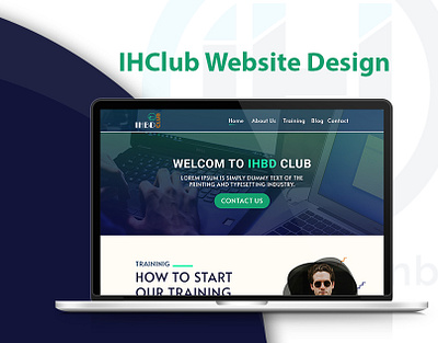 IHClub Website UI Design & Development imamhossainbd responsive website website website design website designer website designers website developer website ui website ui ux websitedesigner