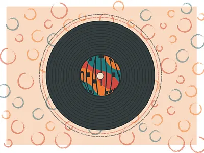 BEATLES beatles design flat happy illustration music song song lyrics sticker vinyl web