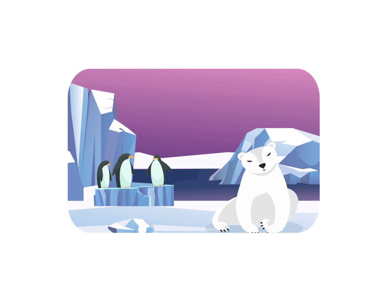 Window into the cold adobe after effects animation animation 2d animation after effects design illustration vector