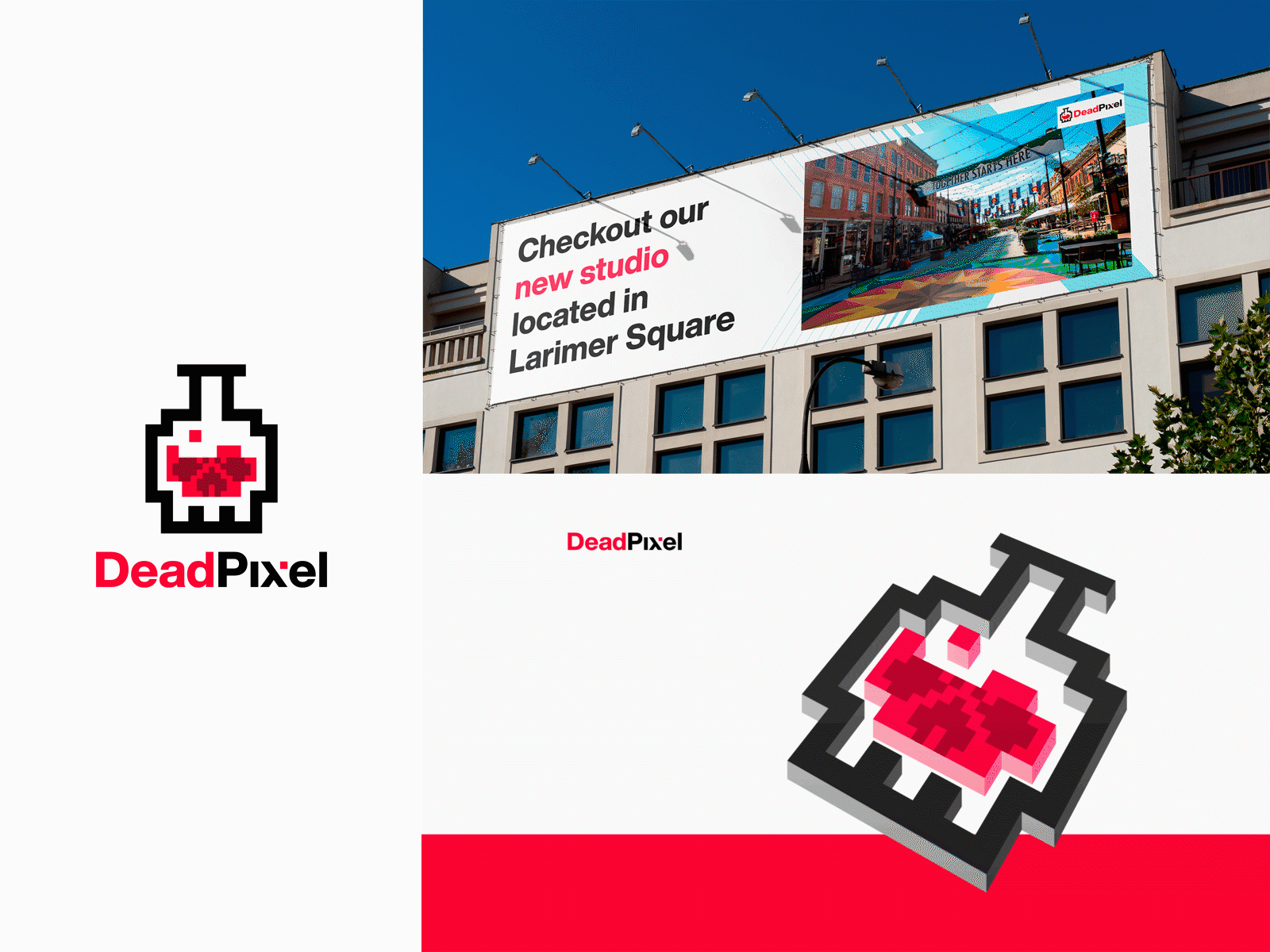 Dead Pixel branding project brand brand identity branding branding design design developer development esports logo game development gaming logo studio