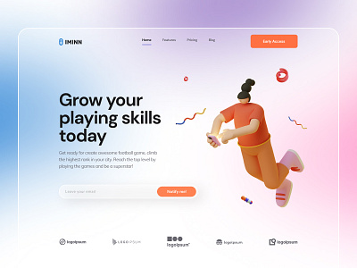 Web UI Kit - Landing page landing design landing page concept landing page design landing page ui ui ux vector