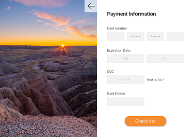 Credit Card Checkout checkout dailyui dailyui002