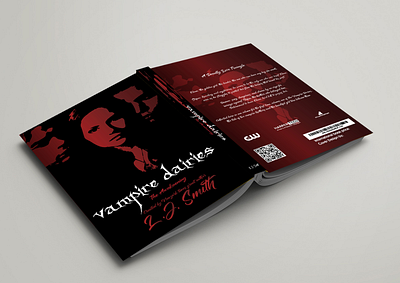 Vampire Dairies Book cover redesign book cover book cover design design illustration typography vampire vector