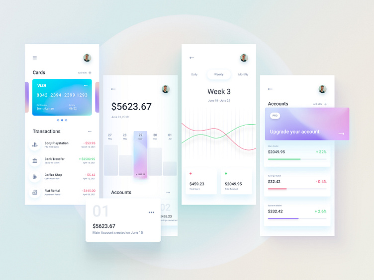 Ingenious mobile app UI/UX design by Pixelette Technologies on Dribbble