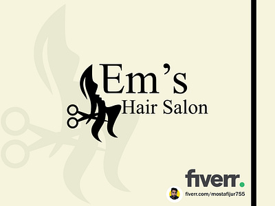 Hair Salon, Beauty logo beautiful logo beauty logo beauty salon branding business logo creative logo custom logo flat hair salon icon logo logo creation minimal minimalist logo modern logo salon logo typography unique logo vector website logo