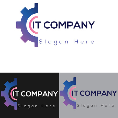 IT COMPANY LOGO DESIGN ahmedrkgraphic brand identity branding design graphic design graphicdesign illustration minimal rumi kawsar ahmed typography