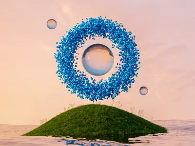 Euphoric 3d 3d design abstract design render sciencefiction visual