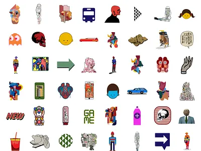 And Yet Another Collection of Icons, Logos & Illustrations characters design digital art fun icon icons illustration illustrator logo poster vector vector art