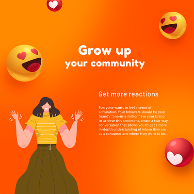 Grow your community art branding design graphic design illustrator minimal typography ui ux vector