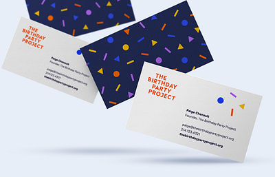 🎉 Birthday (Business) Cards agency birthday branding business card cards collateral confetti design identity logo non profit studio