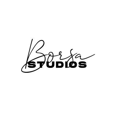 Borsa Studios Logo art branding design graphic design logo minimal typography