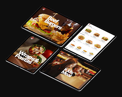 Fastfood restaurant web design fastfood restaurant ui web design web designer