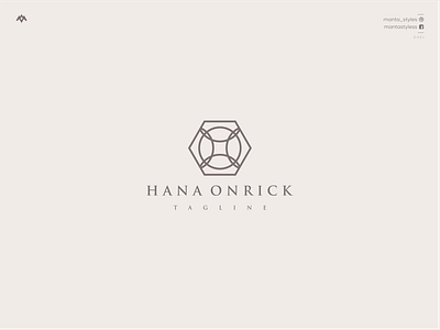 Hana Onrick app branding design icon illustration letter logo logodesign logomaker logotype minimal typography ui ux vector