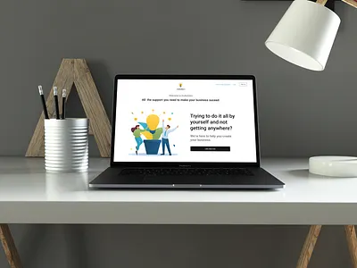 Home Entrepreneurs - UX copywriting / Content Strategy clean ui content creation content design content strategy creative design entrepreneurs homepage marketing minimalist ux ux writing
