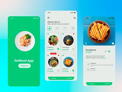 food-app app design figma mobile uiux