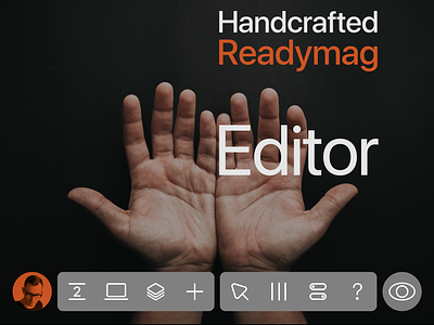 Readymag Editor Renewed design graphics editor interface readymag sitebuilder ui user interface ux