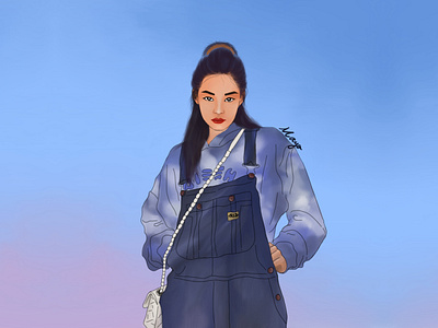 Jennie Kim art autodesk autodesk sketchbook blackpink illustration illustration art jennie jennie kim kim jennie