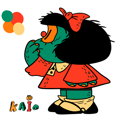 Mafalda 2 app design characterdesign design freelance illustration illustration art